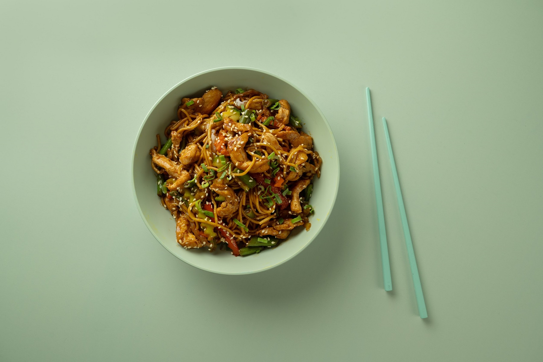 WOK кимчи с курицей